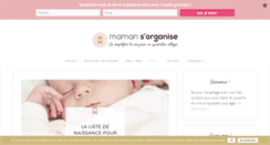 Desktop Screenshot of mamansorganise.com